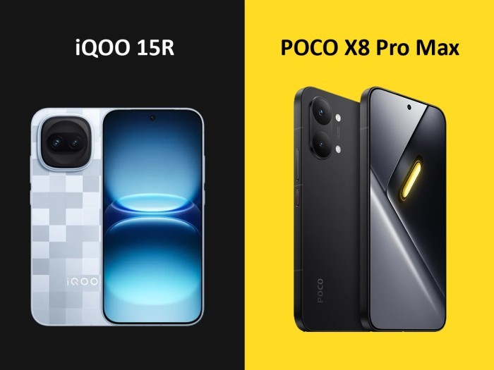 iQOO 15R vs POCO X8 Pro Max