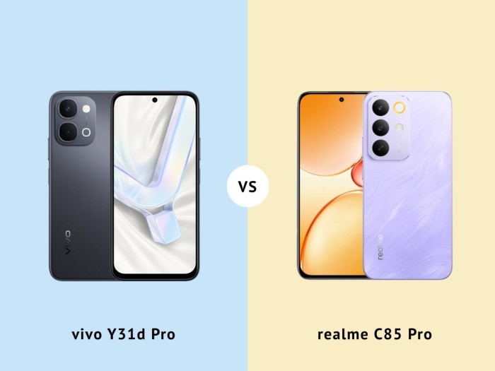 vivo Y31d Pro Vs realme C85 Pro - Header