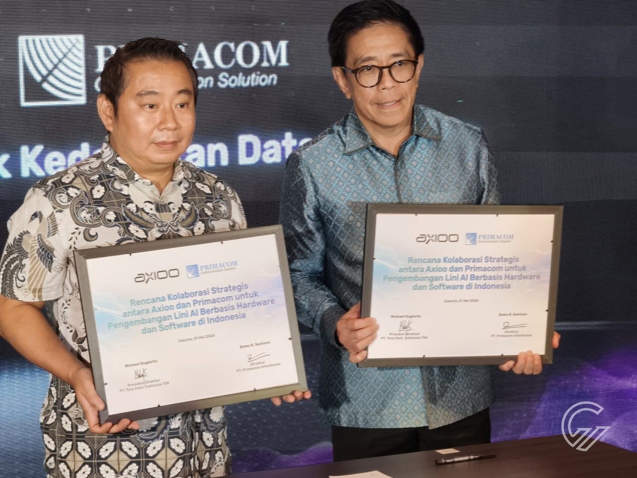 Axioo-Primacom-Kerjasama
