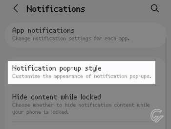 Cara Menambahkan Efek Animasi di Notifikasi Samsung 2