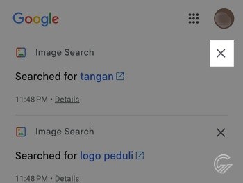 Cara Menghapus Riwayat Pencarian Google 3