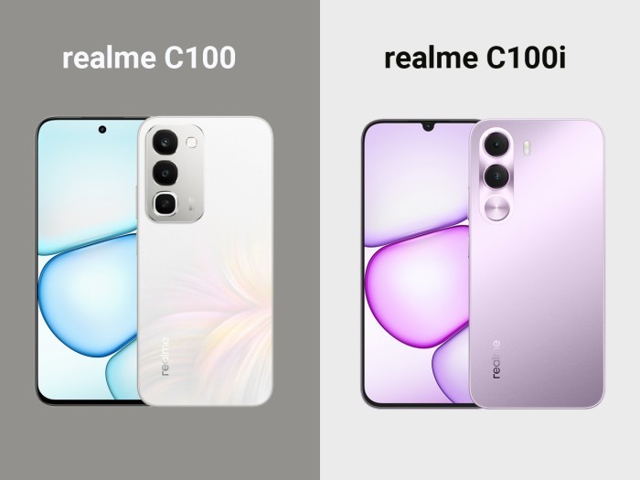 realme C100 vs C100i