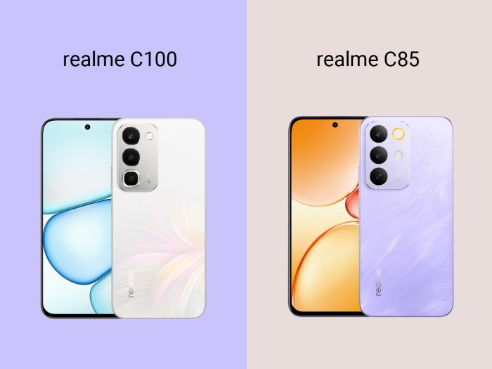realme C100 vs realme C85