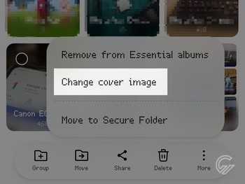 Cara Ganti Foto Cover Album di Galeri Samsung 4
