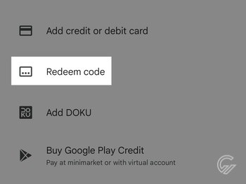 Cara Memasukkan Voucher Google Play 8