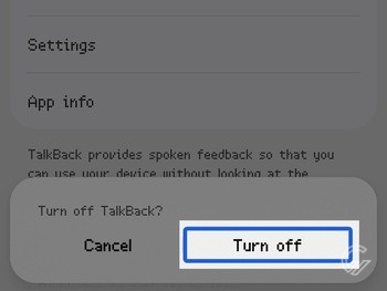 Cara Mematikan TalkBack Samsung 6