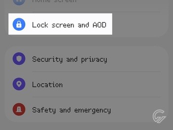 Cara Membuat Nama di Layar Kunci HP Samsung 1