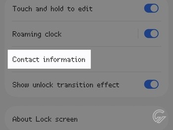 Cara Membuat Nama di Layar Kunci HP Samsung 2