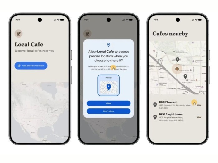 Fitur Baru Android 17 - Location