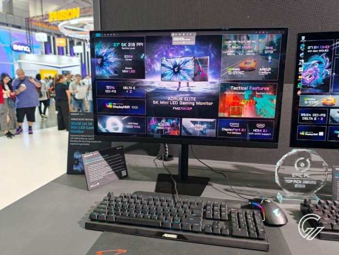 GIGABYTE AORUS ELITE FM275K16P Computex 2026