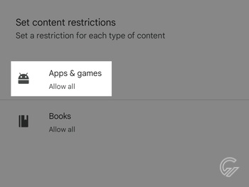 Cara Blokir Aplikasi di Google Play Store 6