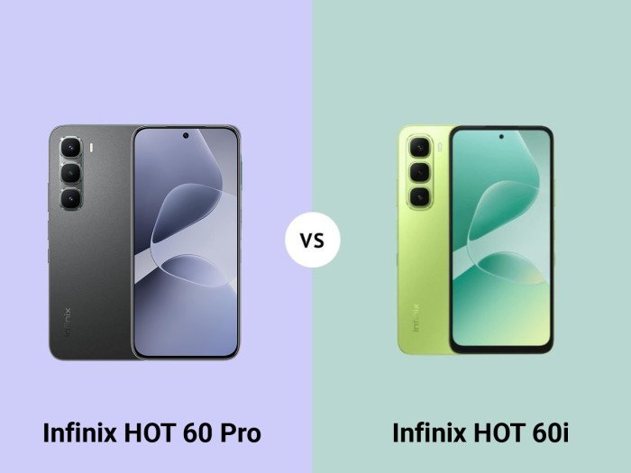 Infinix HOT 60 Pro vs Infinix HOT 60i