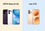 OPPO Reno16 5G vs vivo V70