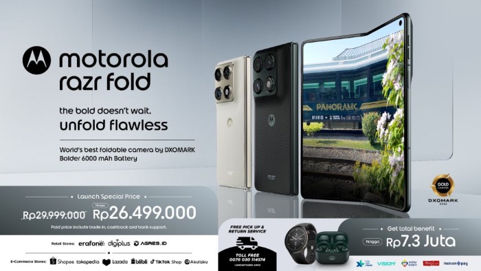Rilis Motorola Razr Fold Resmi Dijual