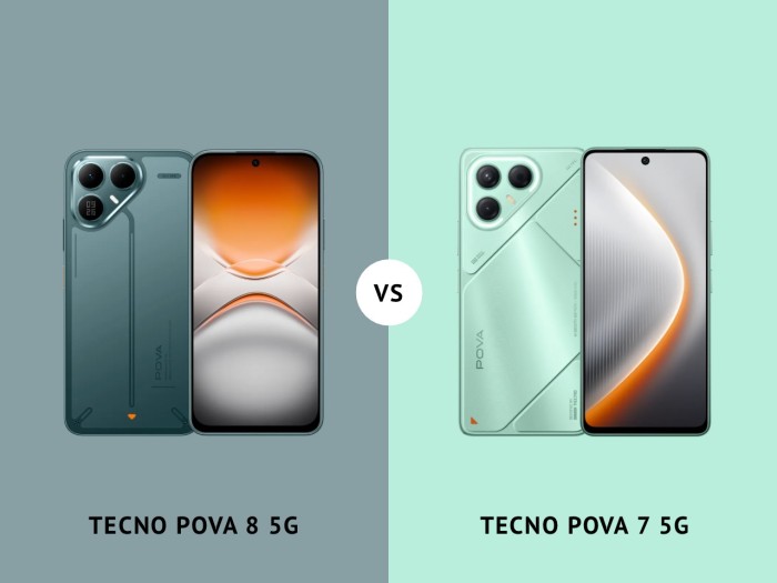 TECNO POVA 8 5G Vs TECNO POVA 7 5G - Header