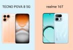 TECNO POVA 8 5G vs realme 16T