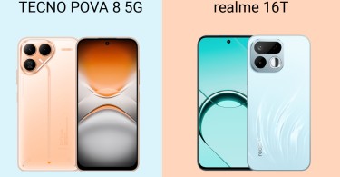 TECNO POVA 8 5G vs realme 16T