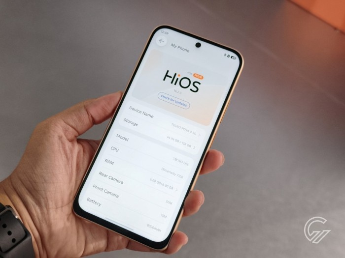 Kelebihan dan Kekurangan TECNO POVA 8 5G - HiOS