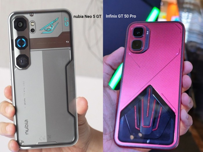 nubia Neo 5 GT vs Infinix GT 50 Pro