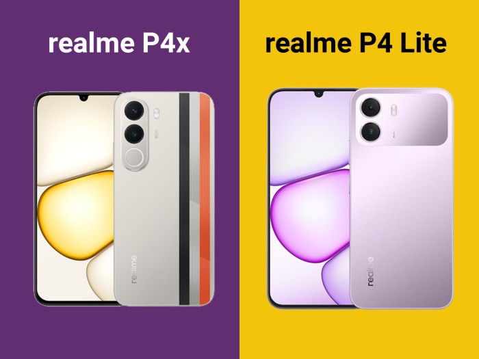realme P4x vs realme P4 Lite