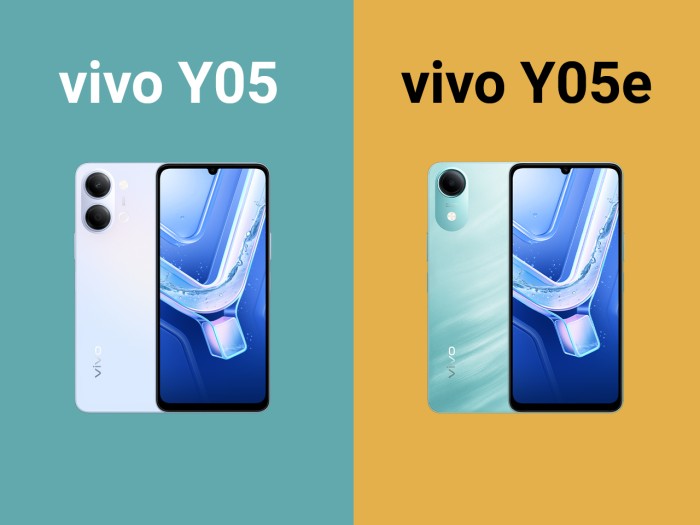 vivo Y05 vs Y05e
