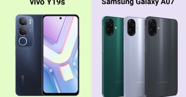 vivo Y19s vs Galaxy A07 Feature