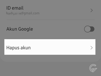 Cara Keluarkan dan Hapus Akun Samsung 7