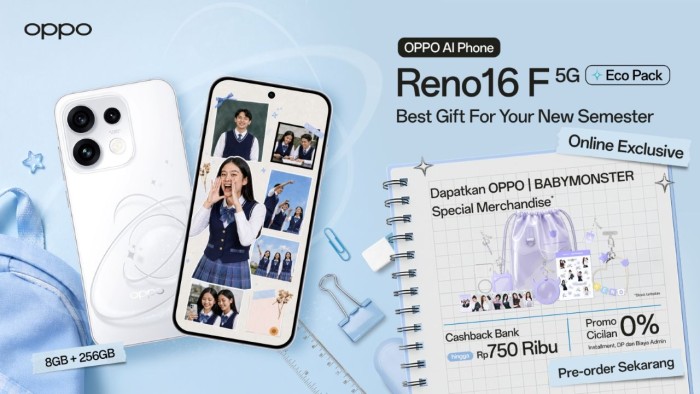 Rilis OPPO Reno16 F 5G Eco Pack (3)