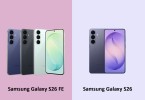 Samsung Galaxy S26 FE vs Galaxy S26