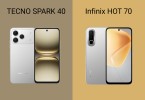 TECNO SPARK 40 vs INfinix HOT 70