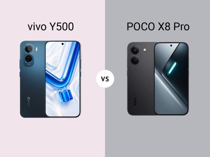 vivo Y500 vs POCO X8 Pro