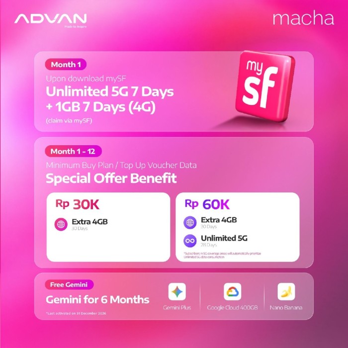 ADVAN Macha Bundling Bersama SMARTFREN - Promo