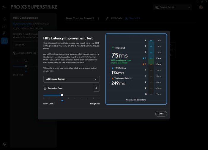 Review Logitegh G PRO X3 SUPERSTRIKE HITS Test