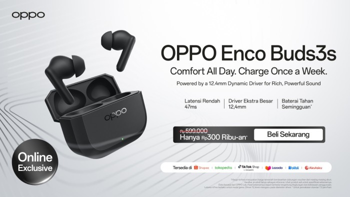 Rilis OPPO Enco Buds3s - 1