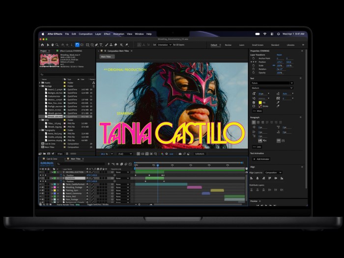 Apple MacBook Pro 14 Inci dengan M6 Video Editor