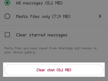 Cara Cepat Bersihkan Isi Chat WhatsApp 5
