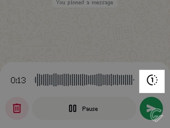 Cara Kirim Voice Note Sekali Lihat di WhatsApp 2