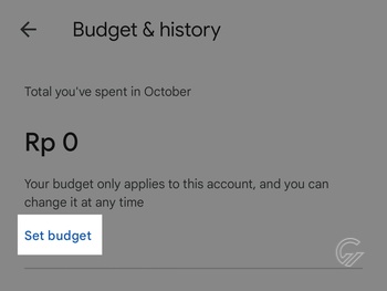 Cara Set Budget Google Play Store 4