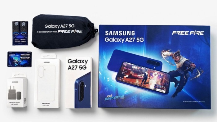 Rilis Samsung Galaxy A27 5G Gaming Package Free Fire (1)
