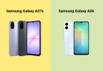Samsung Galaxy A07s vs Samsung Galaxy A06