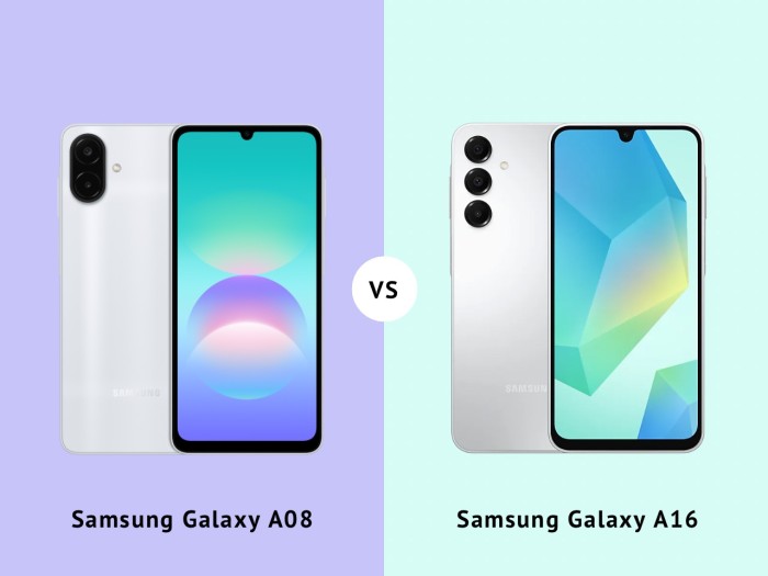 Samsung Galaxy A08 Vs Samsung Galaxy A16 - Header