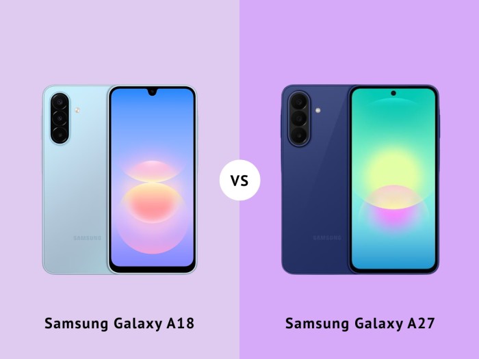 Samsung Galaxy A18 Vs Samsung Galaxy A27 - Header